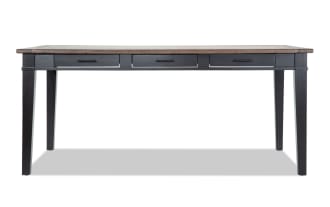 Montana Black & Brown Storage Dining Table