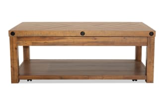 Sonoma Natural Lift-Top Storage Coffee Table