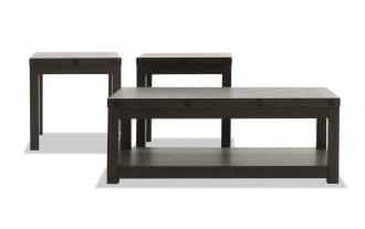 Sonoma Espresso Lift-Top Storage Coffee & 2 End Table Set