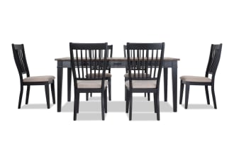 Montana 7 Piece Upholstered Dining Set