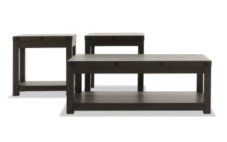 Sonoma Espresso Lift-Top Storage Coffee with End & Chairside Table Set