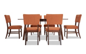 Bettie 7 Piece Upholstered Extendable Dining Set