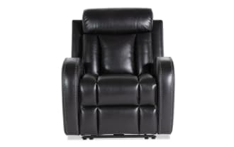 Tuxedo Black Power Recliner with Power Headrest
