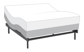 Power Bob Ultra Base with Synergy 10'' Queen Firm Mattress