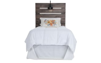 Foundry Twin Brown Panel Headboard