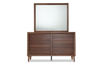 Bettie 4 Piece Twin Brown Platform Bedroom Set