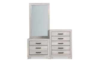 Foundry White 8 Drawer Chesser