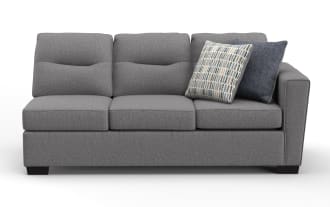 Dylan Slate Right Arm Facing Sofa