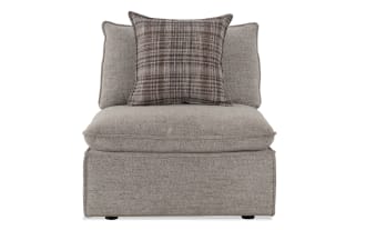 Infinity Gray Armless Chair