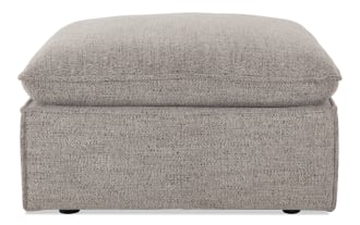 Infinity Gray Ottoman