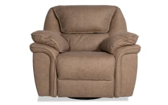 Rio Brown Swivel Manual Gliding Recliner