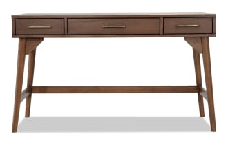 Bettie Walnut 3 Drawer Writing Desk