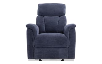 Brady Navy Manual Gliding Recliner