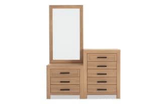 Calvin Light Brown 8 Drawer Chesser