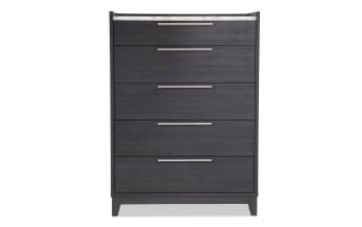 Solitude Espresso 5 Drawer Chest