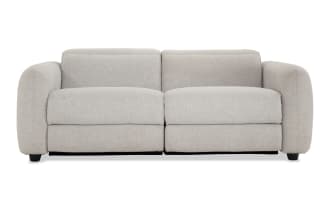 Moonlight Dove 84'' Power Reclining Loveseat with Power Headrest