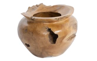 13'' Natural Teak Bowl