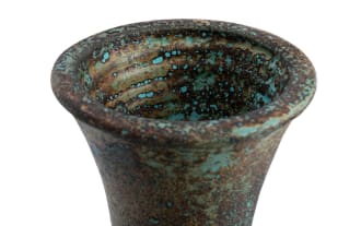 23.5'' Green Rustic Floor Vase
