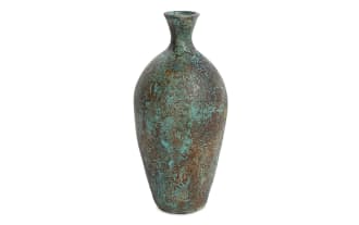 39'' Green Rustic Floor Vase