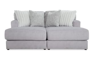 Sofia Gray 78'' Dual Chaise