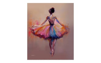 Ballerina Canvas Wall Art
