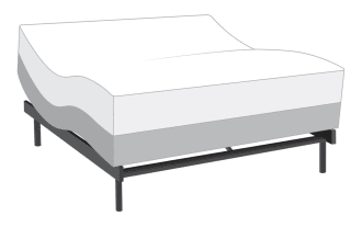 Power Bob Ultra Base with Signature Hybrid 13.5'' Queen Firm Mattress