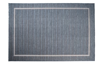 Tides 5' x 7' Blue Geometric Indoor/Outdoor Rug