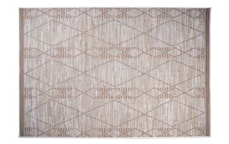 Capri 5' x 7' Beige Ikat Indoor/Outdoor Rug
