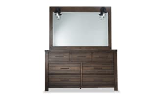 Sonoma Brown 7 Drawer Dresser & Mirror