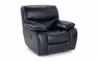 Avenger Black Power Recliner with USB Port