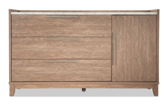 Solitude Light Brown 3 Drawer Dresser