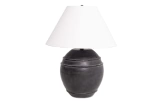 Laurel Charcoal Table Lamp