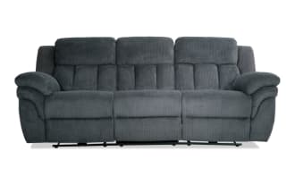 Trevor Gray 91'' Power Reclining Sofa with USB & USB-C Ports