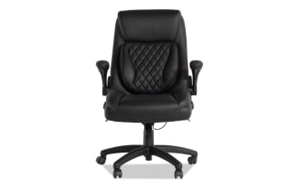 Panther Black Faux Leather Adjustable Office Chair