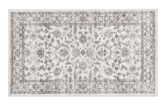 Ivy 2' x 4' Cream Oriental Washable Rug
