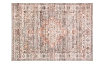 Monarch 5' x 7' Red Oriental Washable Rug