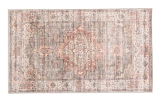 Monarch 2' x 4' Red Oriental Washable Rug