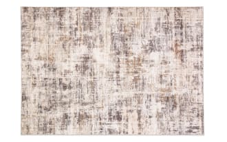 Wells 5' x 7' Brown Abstract Washable Rug