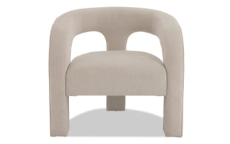 Sienna Beige 3 Leg Accent Chair