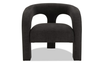 Sienna Charcoal 3 Leg Accent Chair