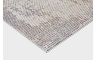 Otto 5' x 7' Cream & Light Gray Abstract Rug
