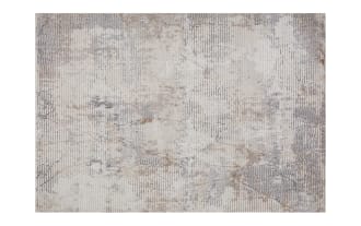 Otto 5' x 7' Cream & Light Gray Abstract Rug