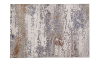 Aurora 8' x 10' Cream & Light Gray Abstract Rug