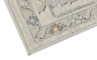 Clara 5' x 7' Light Gray Oriental Rug