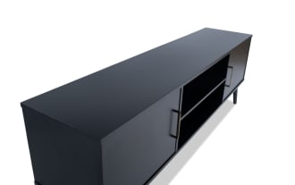 Bettie 70'' Black Fully Assembled TV Stand