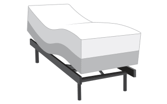 Power Bob Ultra Base with Twilight 15.5'' Queen Dual Mattress