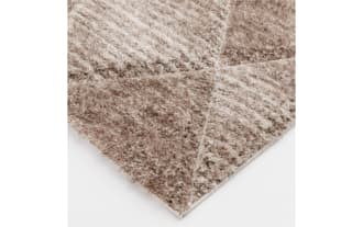 Peyton 5' x 8' Brown Geometric Rug