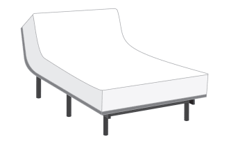 Power Bob Essential Base with Gem Hybrid 8'' Queen Firm Mattress