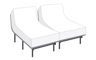 Power Bob Essential Base with Gem Hybrid Mattress