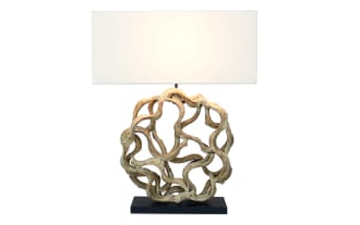 Wisteria Natural Wood Table Lamp